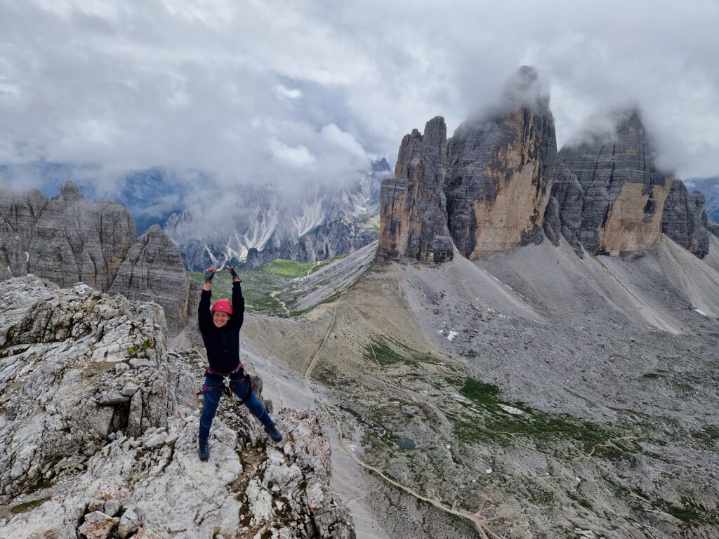 Via Ferrata de Luca - Innerkofler: Tre Cime di Lavaredo bokštai