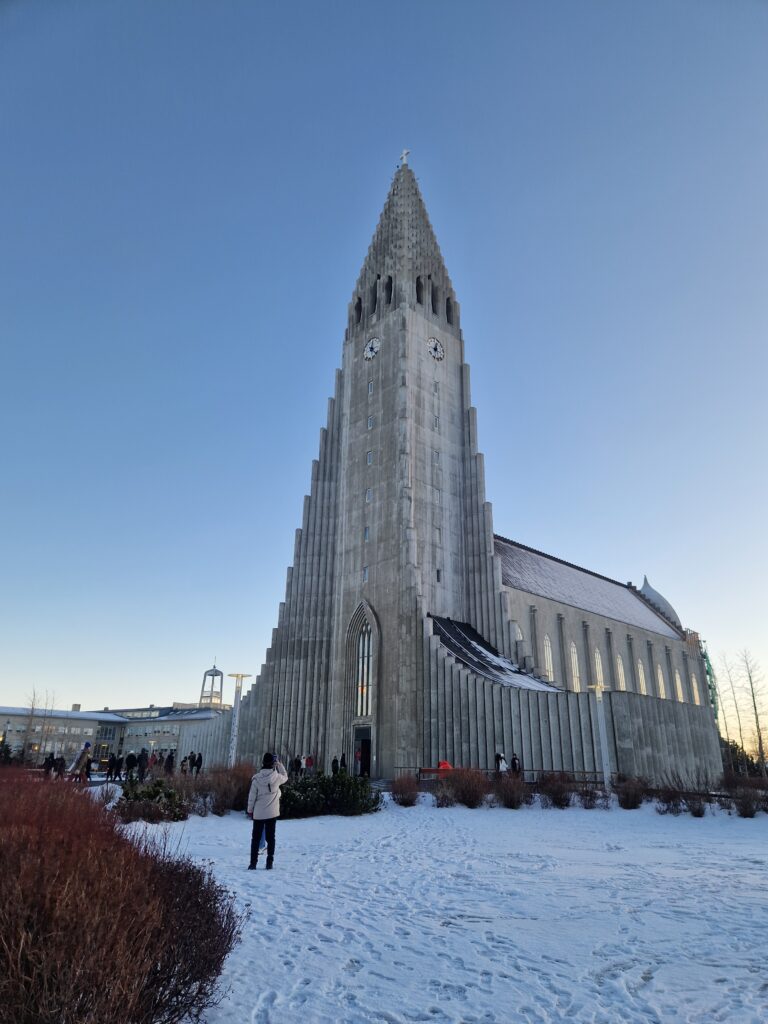 Hallgrímskirkja bažnyčia Reikjaviko centre